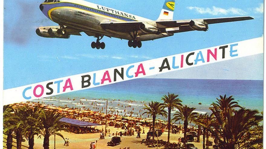 Postal antigua de Turismo de Alicante