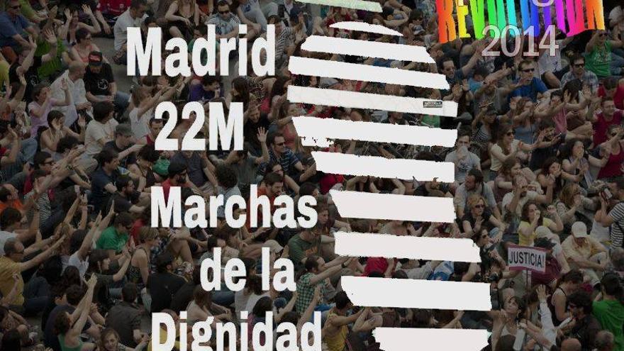 Cartel de las Marchas de la Dignidad que ya se mueve en redes sociales.
