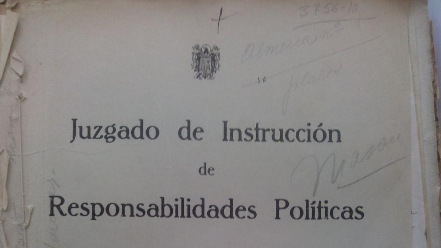 Expediente del Jusgado de Instrucción de Responabilidades Políticas de Almería