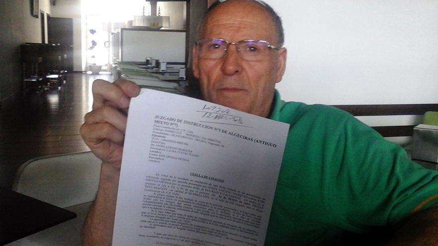 José Ortega (71 años), albañil jubilado.