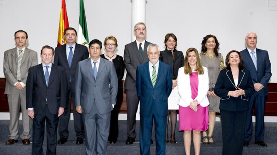 Toma de posesión de los consejeros de José Antonio Griñán para la presente legislatura.
