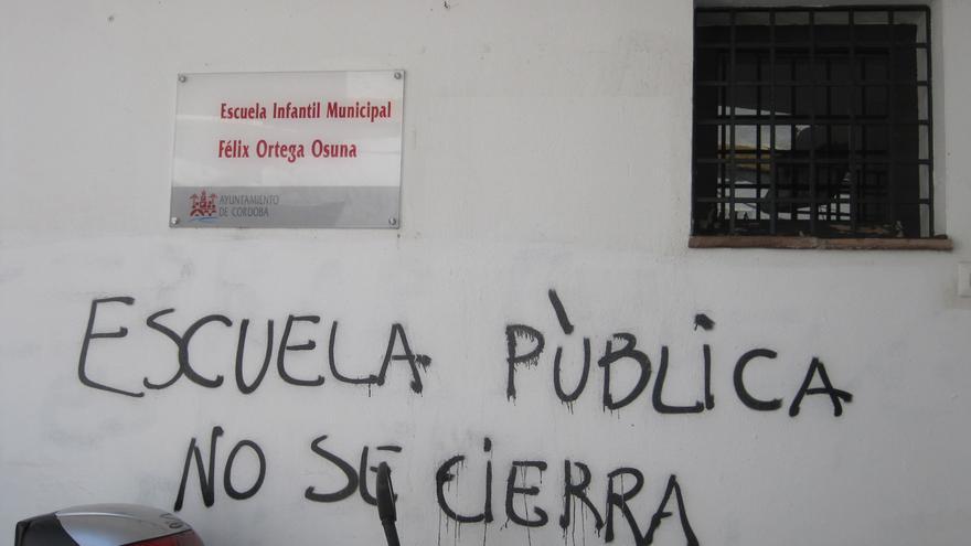 La única escuela municipal infantil del Córdoba está al borde del cierre