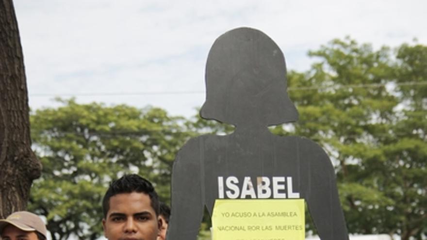 Manifestantes en Managua a favor de la Ley 779, que pretende proteger a las mujeres de la violencia © Amnistía Internacional