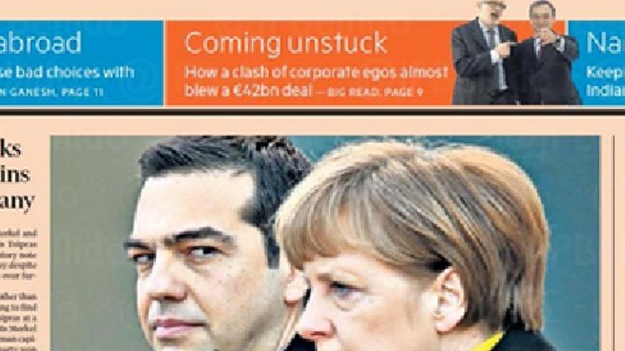 Merkel y Tsipras 2