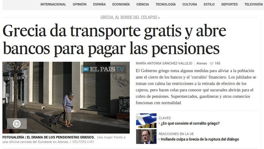 pensionistas griegos