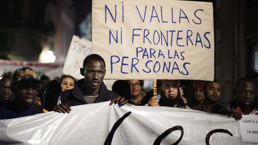 Manifestación en Barcelona el Dia Internacional del Migrante / ROBERT BONET 