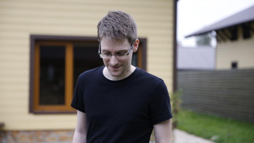 Edward Snowden en Citizenfour, el documental de Laura Poitras