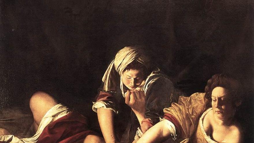 Judith decapitando a Holofernes, según Artemisia Gentileschi