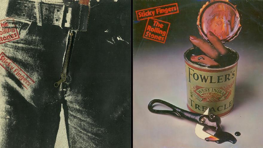 La censura eliminó la connotación sexual de 'Sticky fingers' de los Rolling Stones en la portada de su álbum