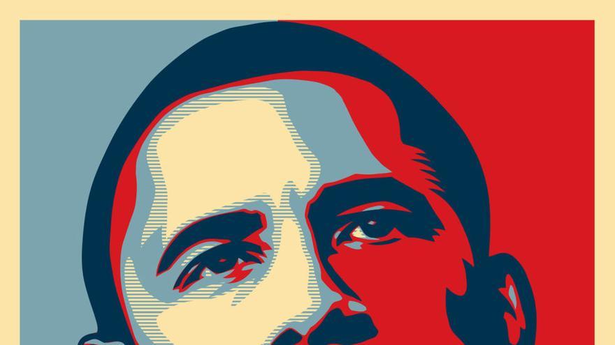 Hope, el cartel de Shepard Fairey para la campaña de Obama en 2008