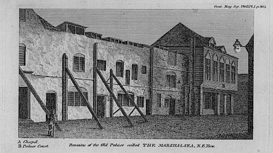 La vieja cárcel de Marshalsea, 1803