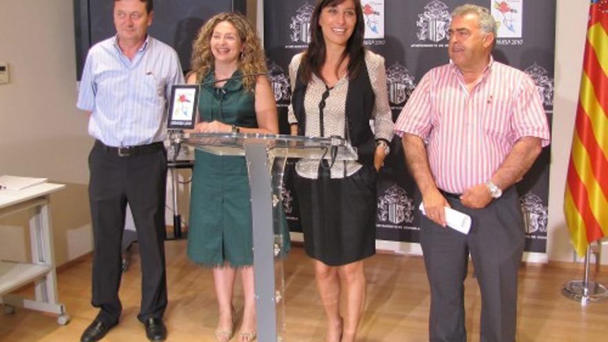Ginés Sánchez, Pepa Ferrando, Mónica Lorente y José Antonio Aniorte, cuatro de los concejales del PP Orihuela imputados. 