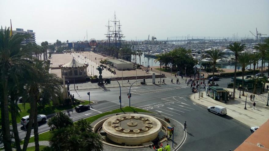 Lugar desde donde zarparon los barcos que salvaron a los republicanos hacinados en el Puerto de Alicante