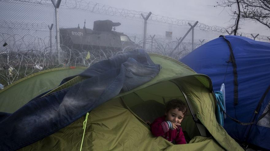 El campo de refugiados de Idomeni (Grecia)