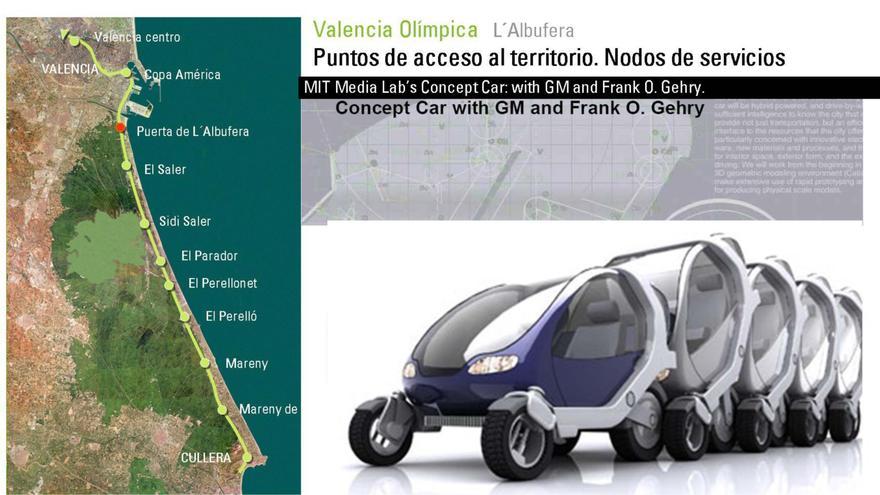 El vehículo eléctrico 'Chispas', la solución de movilidad para el proyecto de Nóos