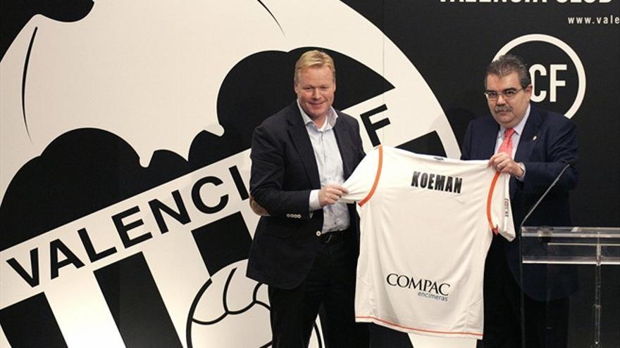 El expresidente del Valencia presenta a Koeman como entrenador/Uefa.com