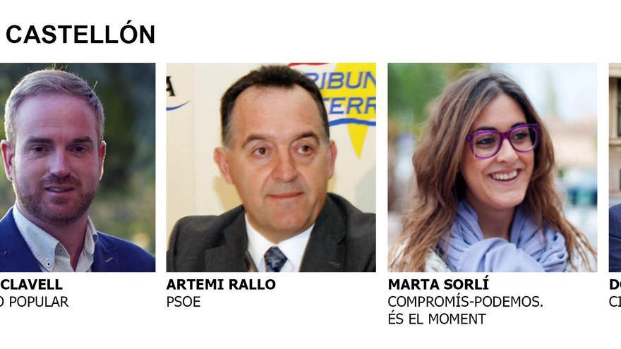 Los 5 diputados en el Congreso por la provincia de Castellón