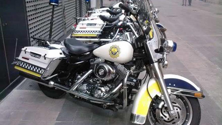 Se subastarán 5 de las 6 Harley Davidson de la Policía Local