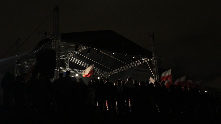 Concierto ultra en Polonia el pasado 11 de noviembre, Día de la Independencia de Polonia / Marta Alemany 