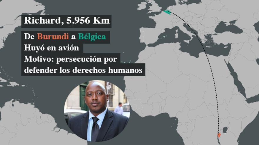 Richard huyó a España bajo persecución y amenazas por defender los derechos humanos en su país, Burundi | FOTO: Amnistía Internacional