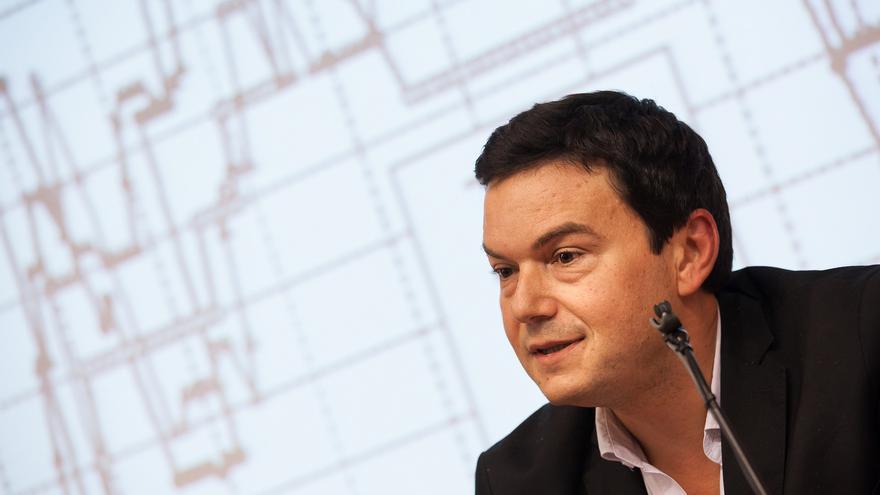 Thomas Piketty, en una conferencia en Barcelona el pasado 15 de octubre. Foto: cc Universidad Pompeu Fabra