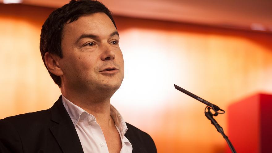 Thomas Piketty, en una conferencia en Barcelona el pasado 15 de octubre. Foto: cc Universidad Pompeu Fabra