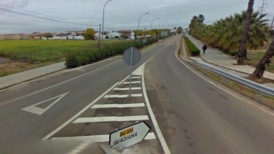 El apelativo a Franco desapareció de esta señal de tráfico / Google Maps