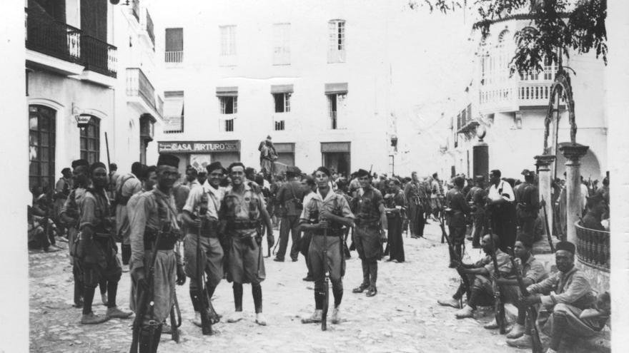 Agosto del 36: fuerzas fascistas en la plaza de Llerena