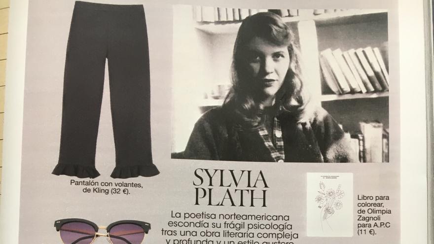 Artículo de Glamour sobre el outfit con horno de Sylvia Plath
