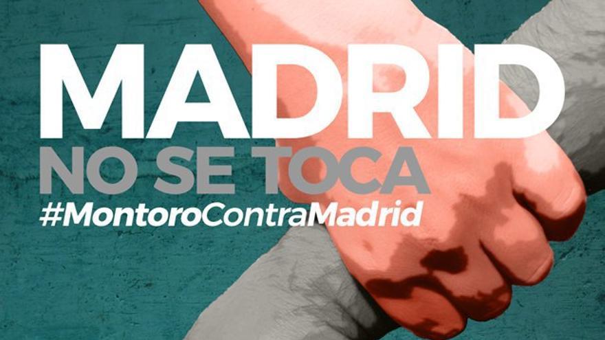 Cartel de la Plataforma Madrid No Te Cortes
