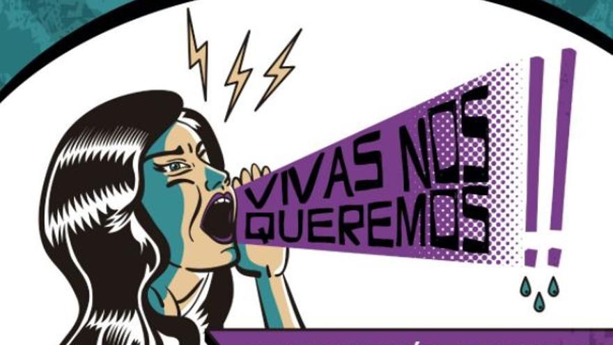 Cartel de la concentración #19JAlertaFeminista en Ciudad Real