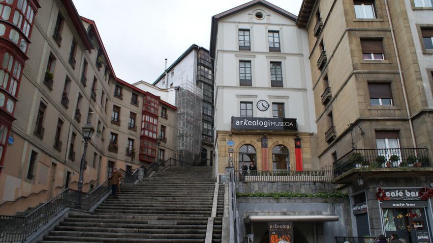 Exterior del museo de Arqueología de Bilbao.