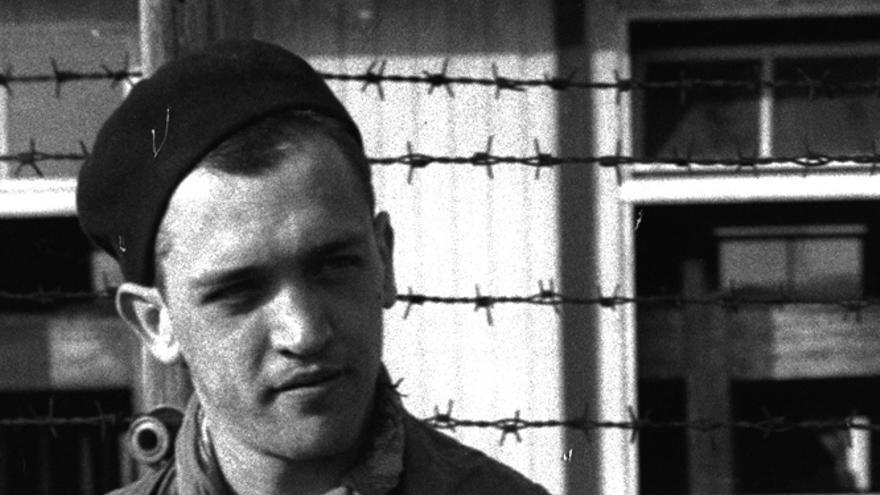 Francesc Boix fotografiado en Mauthausen / MHC (Fons Amical de Mauthausen)