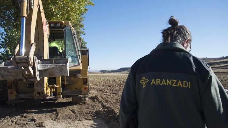 Las excavaciones están dirigidas por miembros de la Fundación Aranzadi / FOTO: Daniel Rodríguez Castro