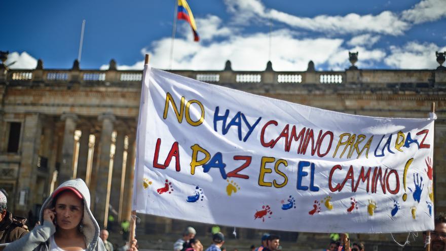 Marcha por la paz en Bogotá | Foto: Geraldkurt