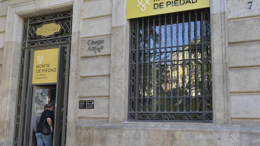 La sede del Monte de Piedad de Fundación Bancaja en Valencia