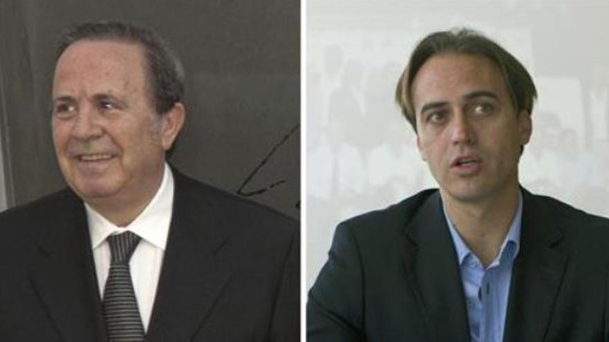 José María Rodríguez, expresidente del PP de Palma, y Álvaro Gijón, diputado autonómico y concejal del PP en el Ayuntamiento de Palma. 