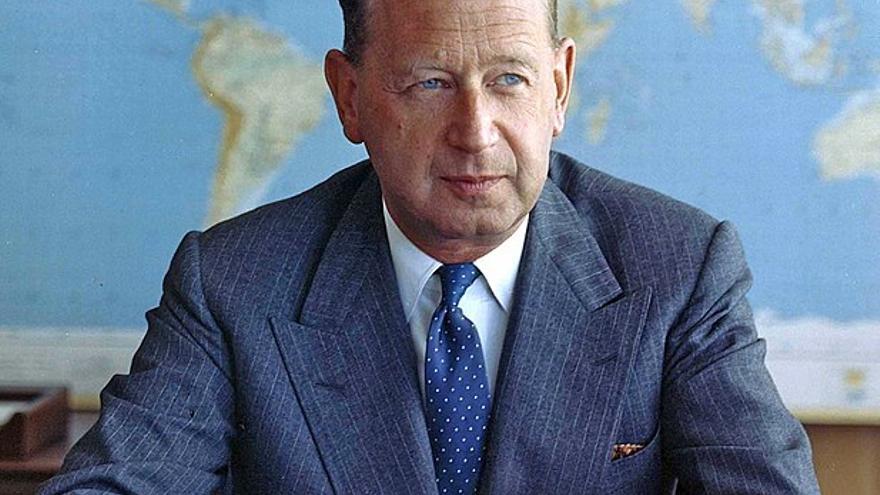 Secretario general de la ONU Dag Hammarskjöld // Wikimedia: UN/DPI