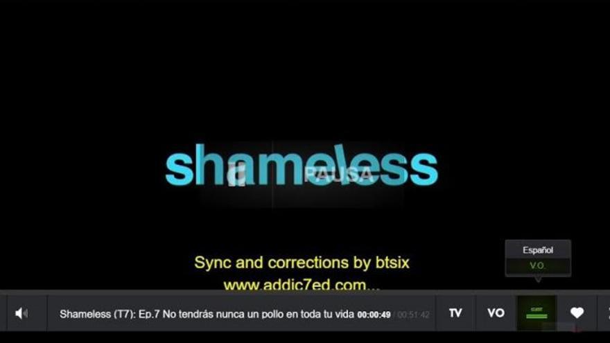 Un capítulo de 'Shameless' apareció en Movistar+ con subtítulos hechos por un aficionado