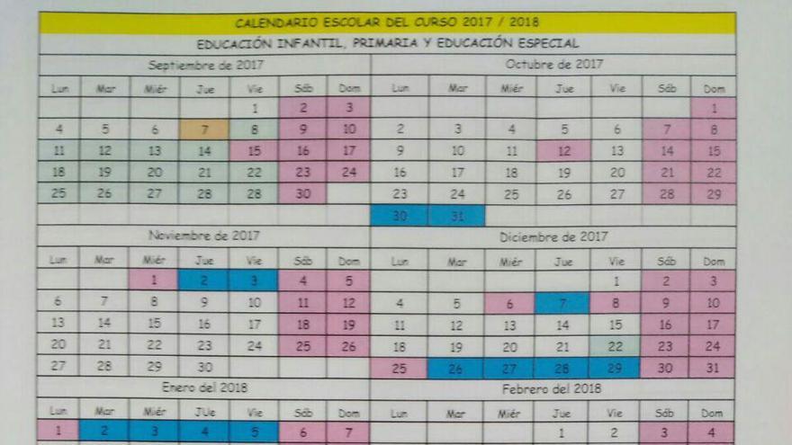 Así será el calendario escolar del próximo curso en Cantabria.