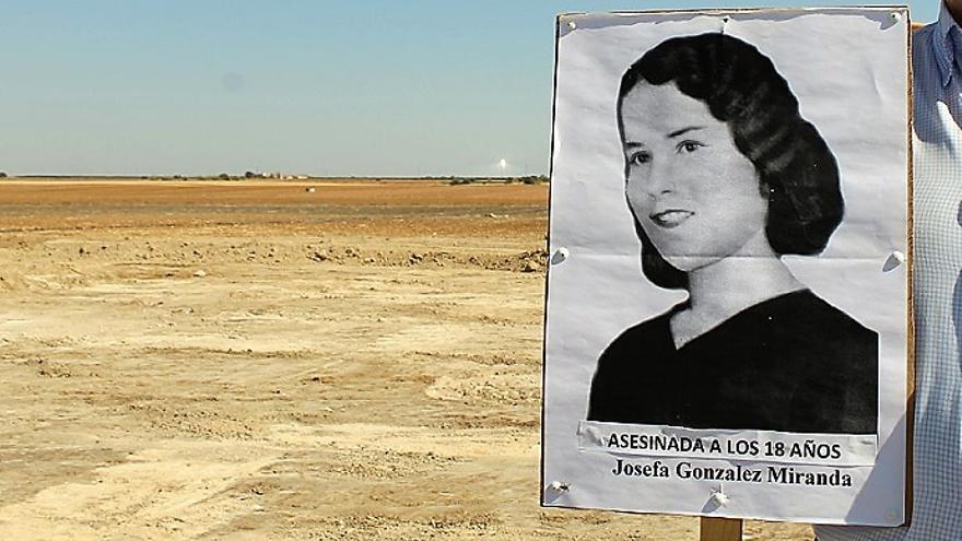 Una de las "niñas" ejecutadas por franquistas en el cortijo de El Aguaucho. | JUAN MIGUEL BAQUERO