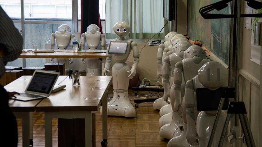 Pepper ha sido el primer robot humanoide en trabajar en un banco