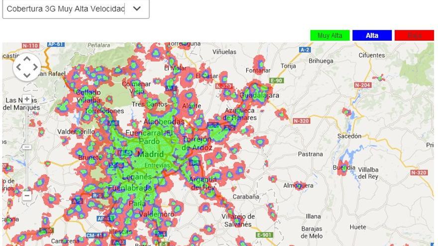 Así es la cobertura 3G de Vodafone por algunas zonas de España .jpg