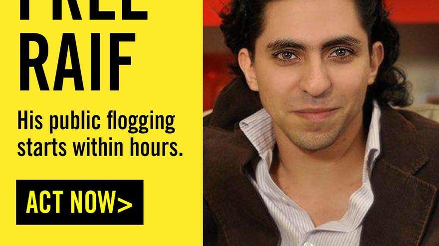 Campaña de AI a favor de Raif Badawi.
