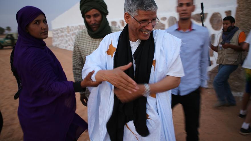 El primer ministro del Frente Polisario, Abdel Gader Taleb Omar / Foto: Bru Rovira