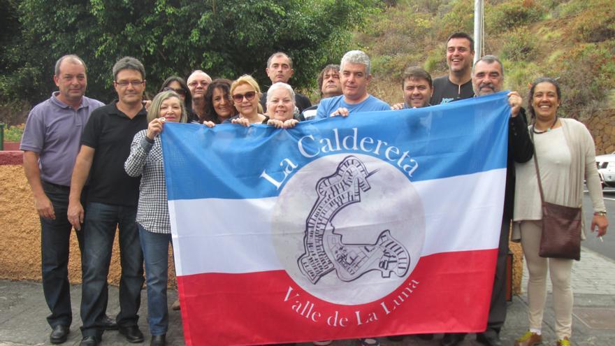 Bandera de La Caldereta-Valle de La Luna