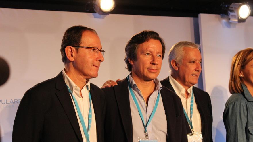 El alcalde de Murcia, Miguel Ángel Cámara, junto a Floriano y Arenas / PSS
