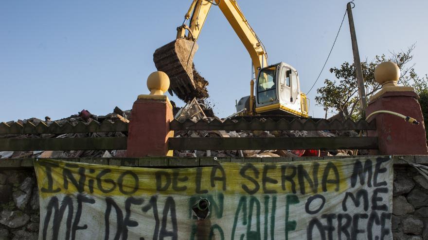 La casa de Amparo Pérez ha sido reducida a escombros. | JOAQUÍN GÓMEZ SASTRE