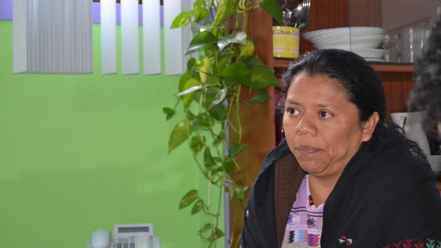 Lolita Chávez es defensora del territorio maya y portavoz del Consejo de Pueblos K'iche´(Guatemala)