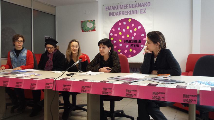 Presentación del balance 2014 de la Casa de las Mujeres de Donostia.